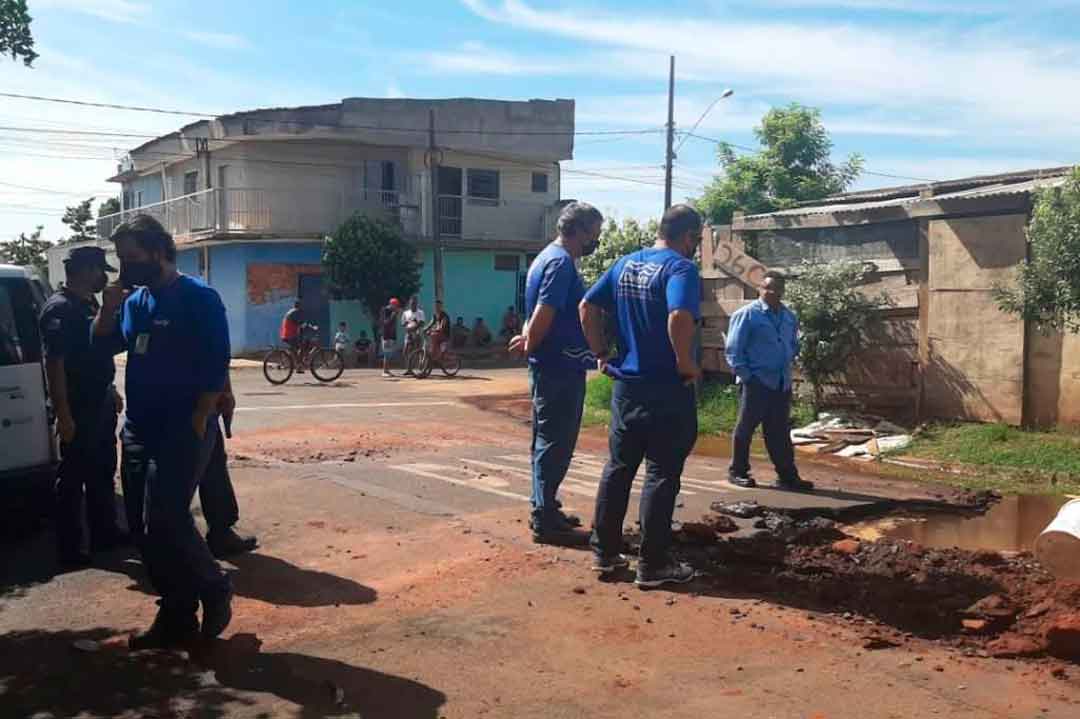 Ação Da Gcm Impede Ligação Clandestina De Água