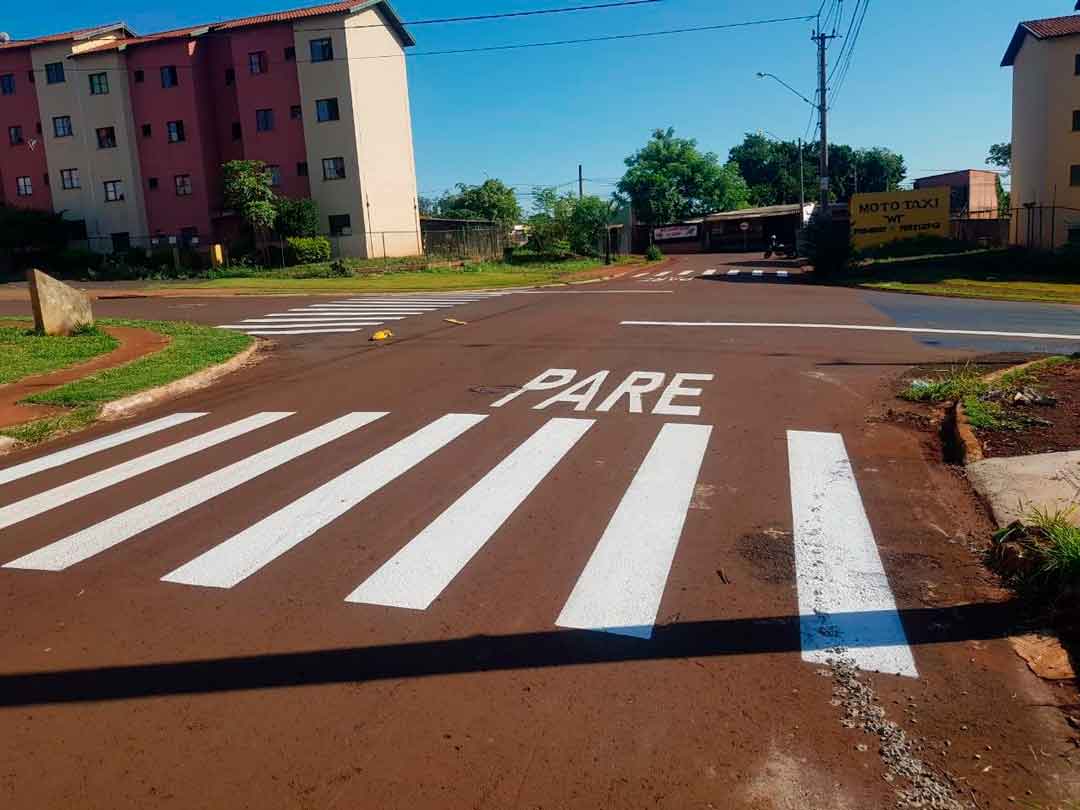 Nova Sinalização No Bairro Wilson Toni