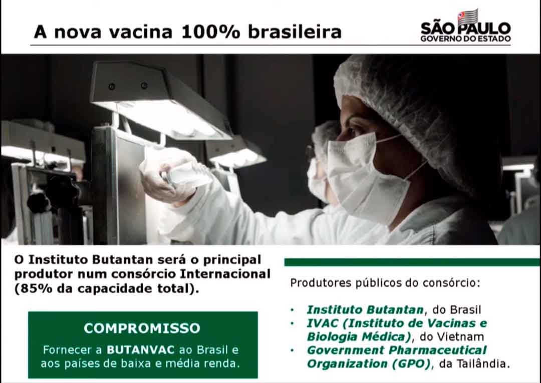 Anunciada A &#8220;Butanvac&#8221;, Vacina 100% Brasileira