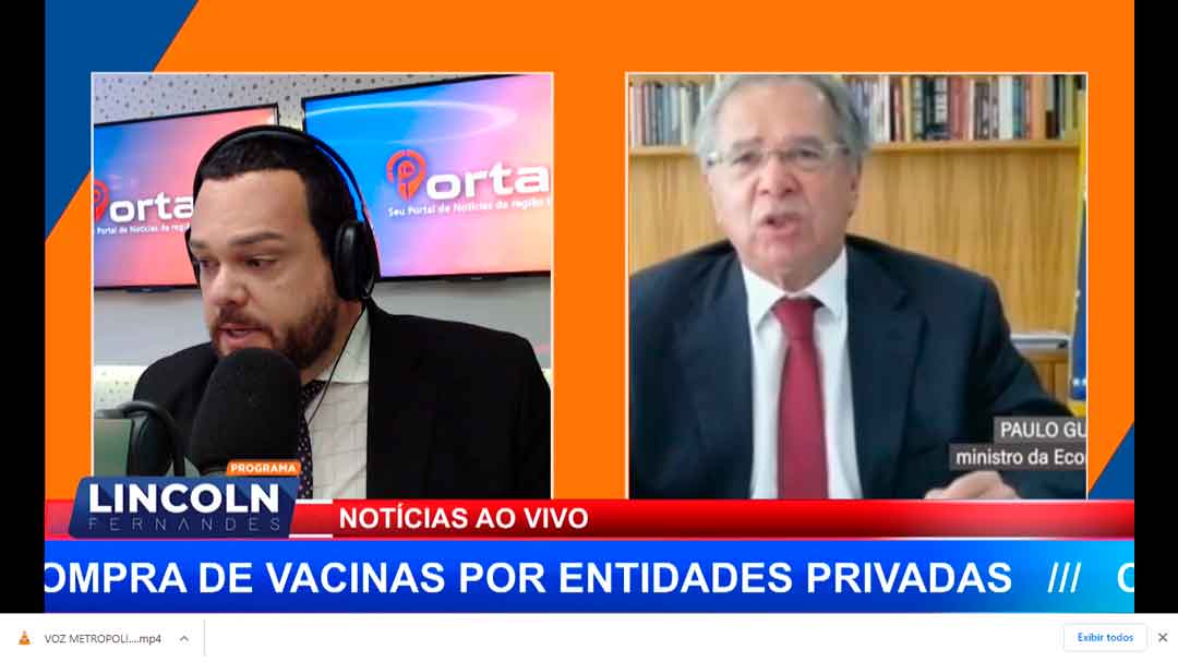 Paulo Guedes Fala Sobre Vacinação Como Cura Para A Economia