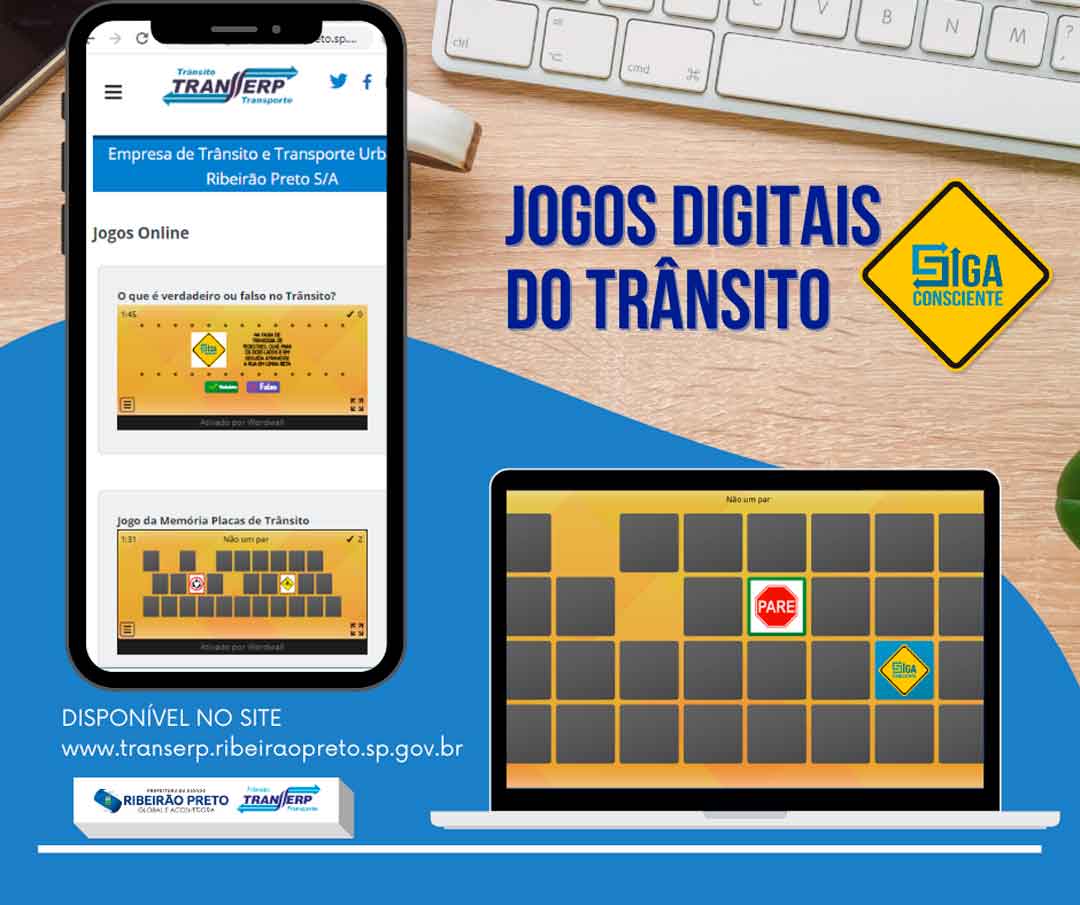 Transerp Cria Canal Com Jogos Digitais Sobre Trânsito