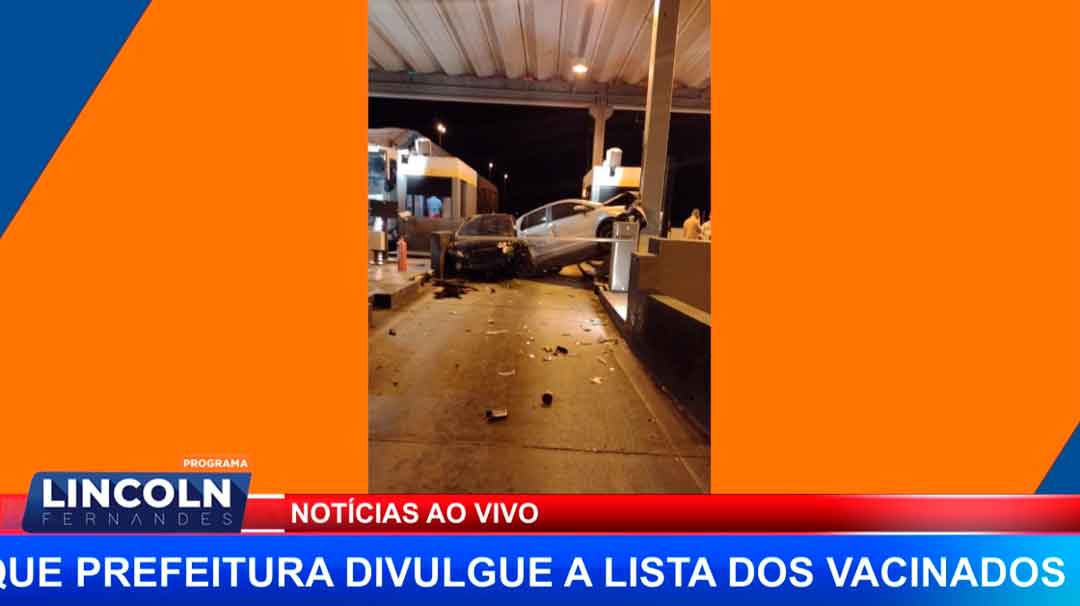 Acidente Em Praça De Pedágio Na Cidade De Taiúva