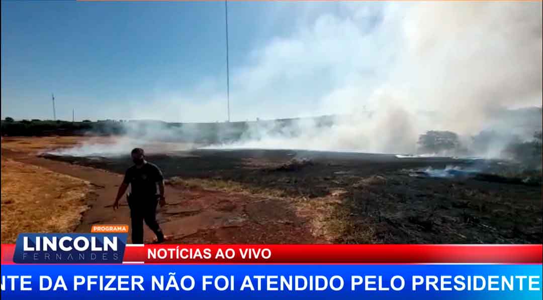 Incêndio Em Pasto Assusta Moradores Da Vila Virgínia