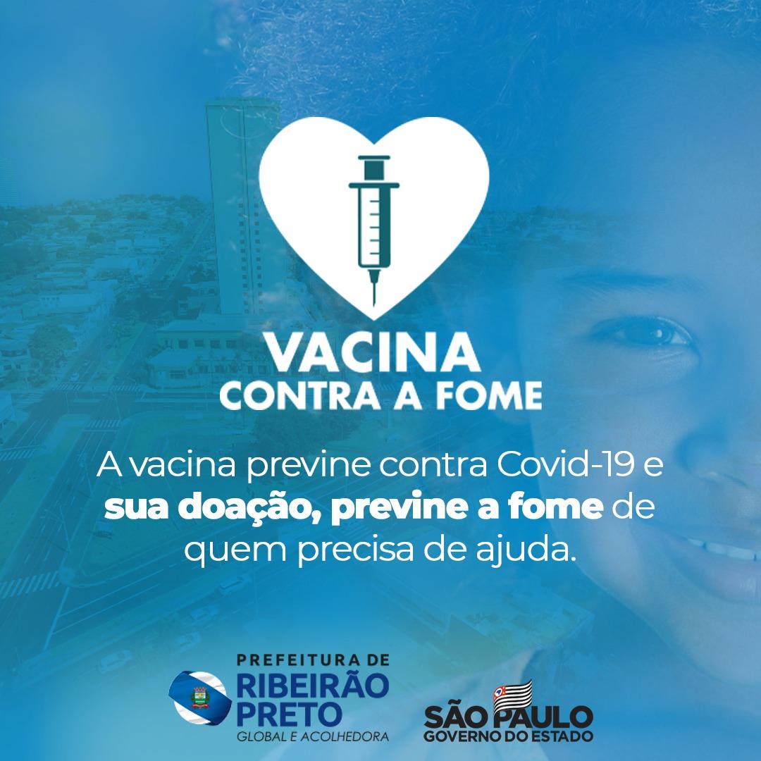 Ribeirão Adere A Campanha Vacina Contra A Fome