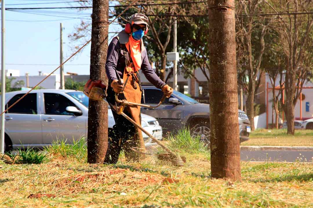 Avenida Presidente Vargas Recebe Roçada De Canteiros Centrais