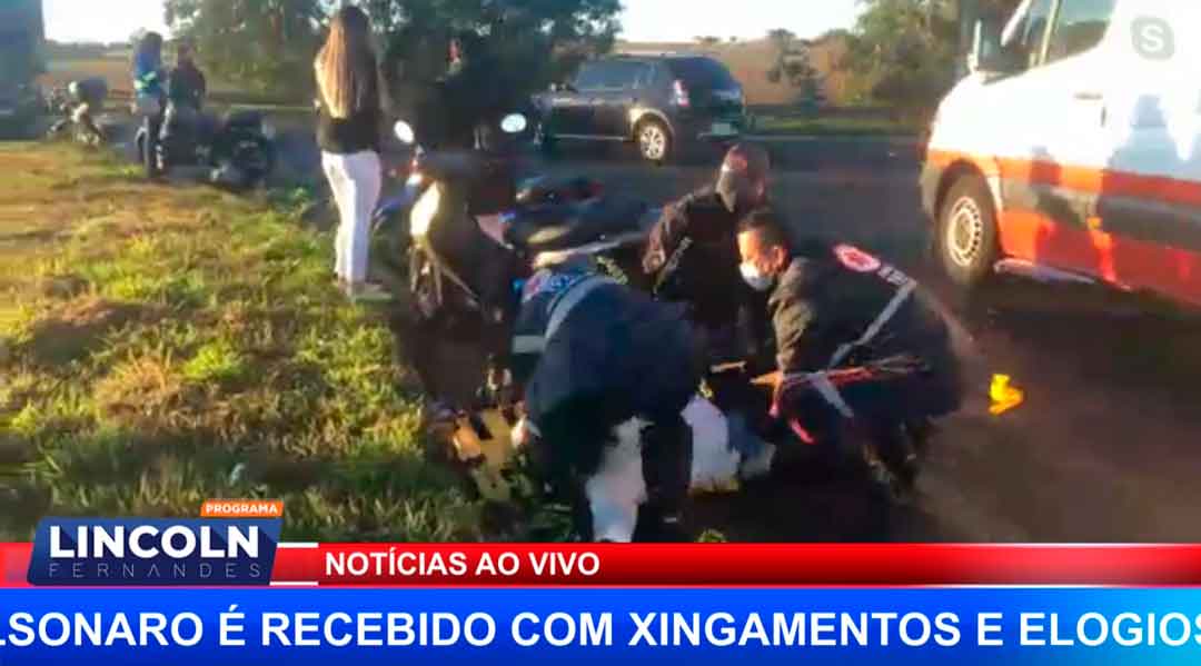 Duas Motos Derrapam Na Mesma Mancha De Óleo Na Rodovia Abraão Assed