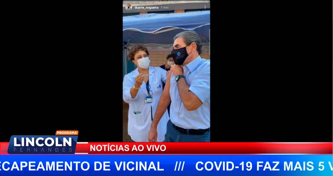 Prefeito De Ribeirão É Vacinado Na Manhã Desta Quarta Feira (16)