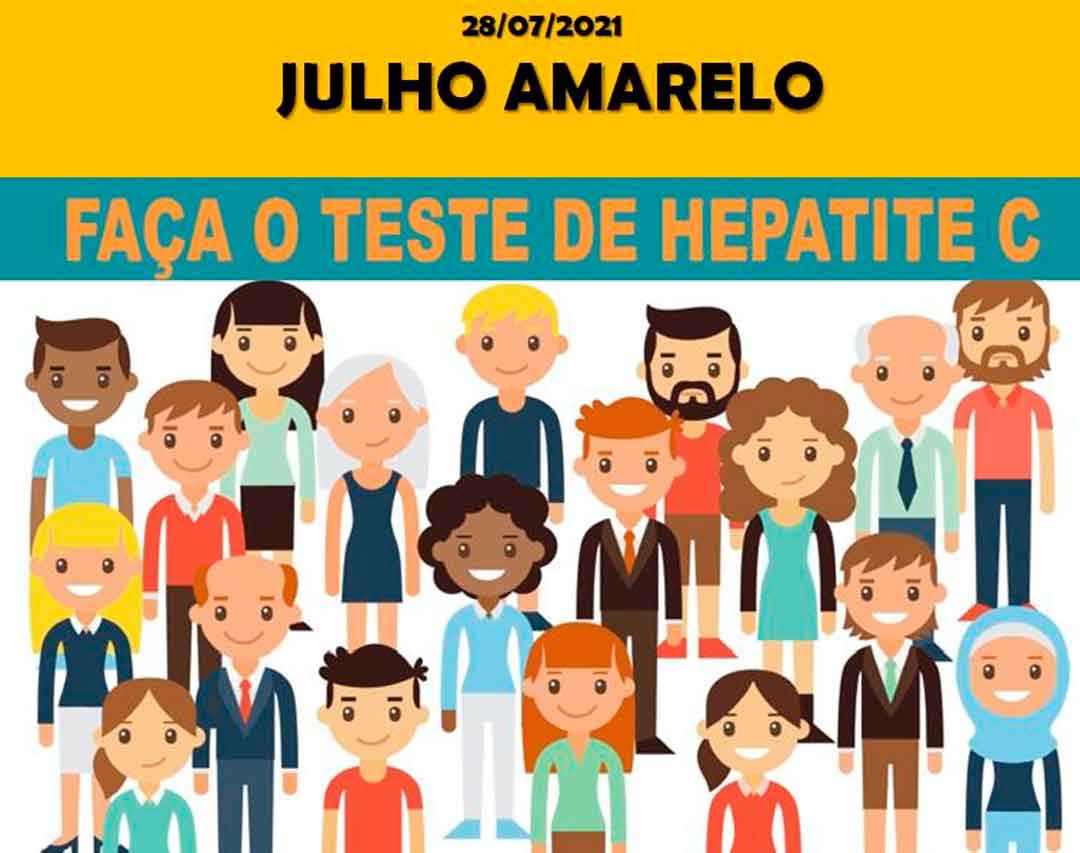 Campanha Julho Amarelo: Unidades De Saúde Oferecem Teste E Vacinação Contra Hepatites