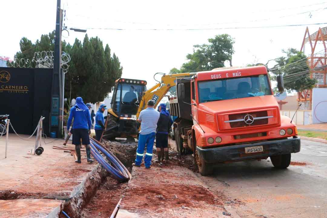 Daerp Implanta 150 Metros De Rede Para Melhorar Abastecimento Na Avenida Independência