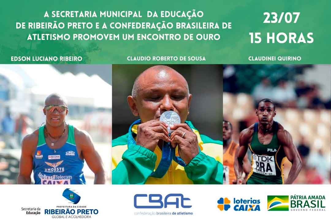 Educação E Confederação Brasileira De Atletismo Promovem Encontro Com Atletas Olímpicos