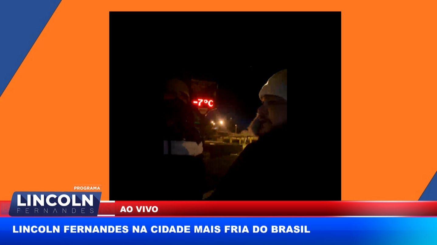 Lincoln Fernandes Ao Vivo No Local Mais Frio Do Brasil, Urupema-Sc