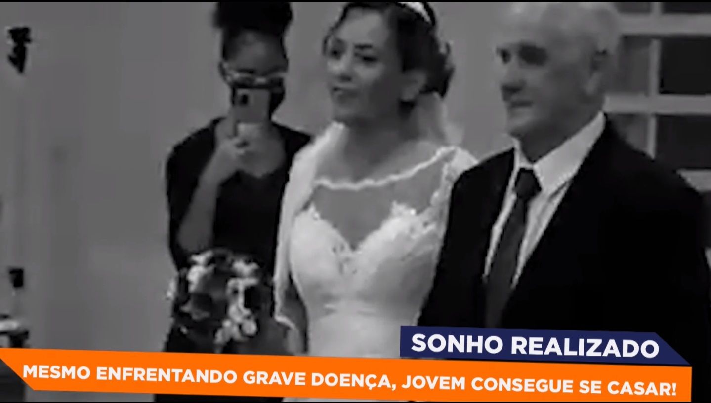 Superação  Mesmo Com Doença Grave Jovem Realiza O Grande Sonho De Se Casar