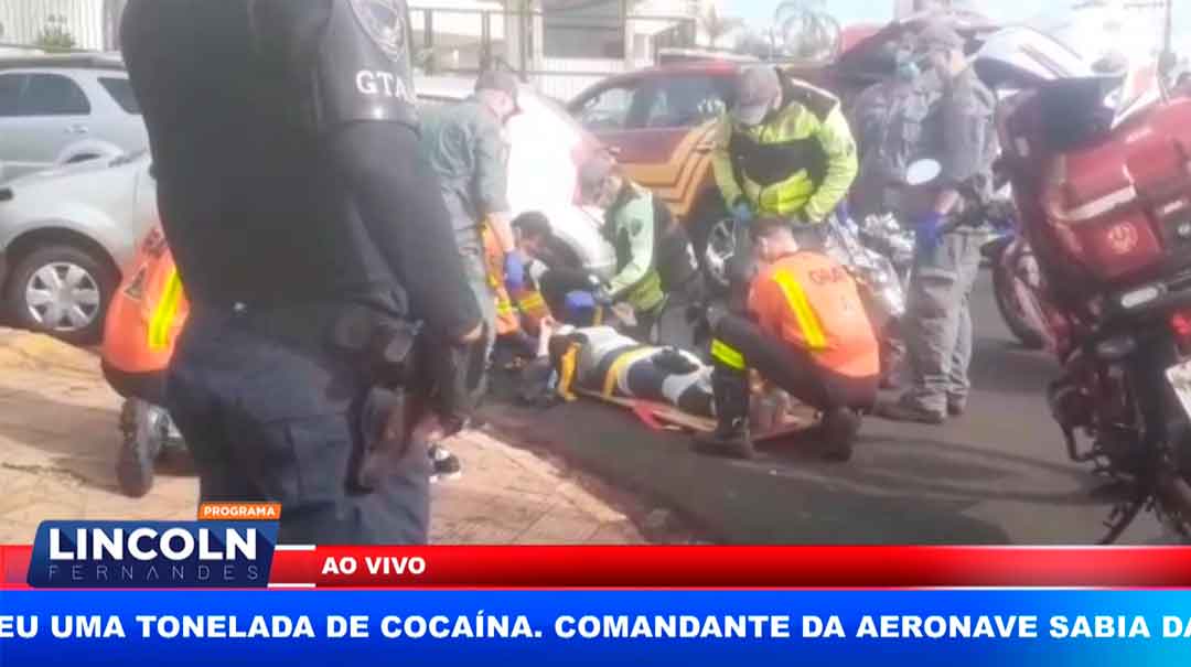 Acidente Entre Carro E Moto Próximo A Gcm De Ribeirão Preto