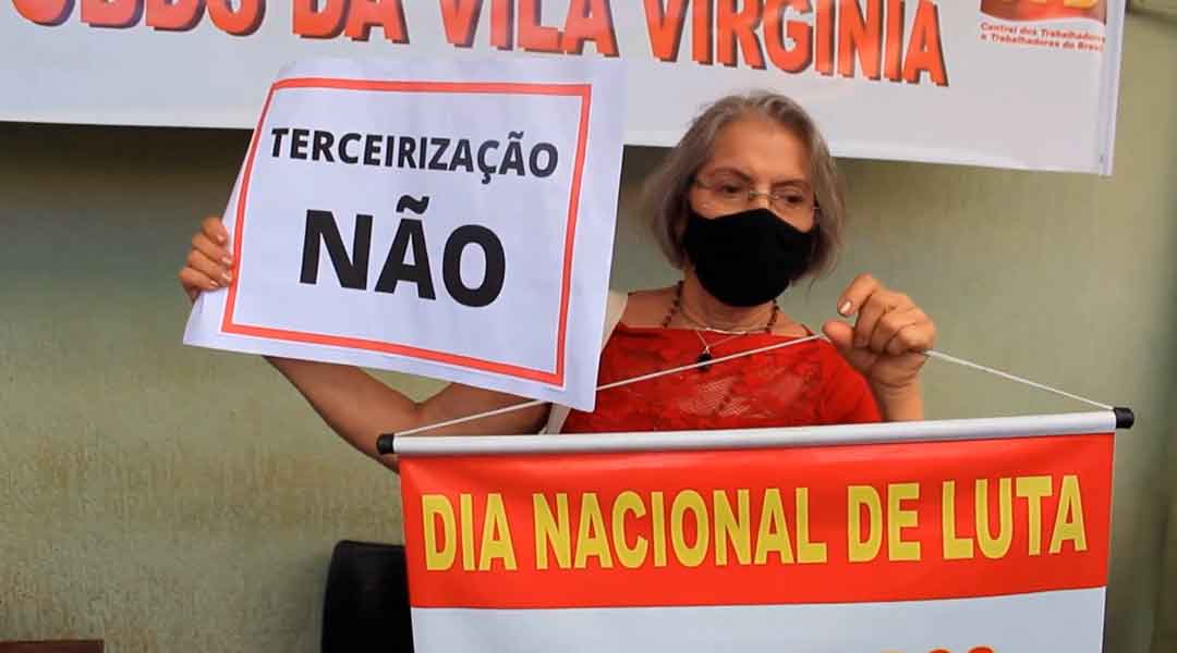 Funcionários Protestam Contra Terceirização Na Ubds Vila Virgínia