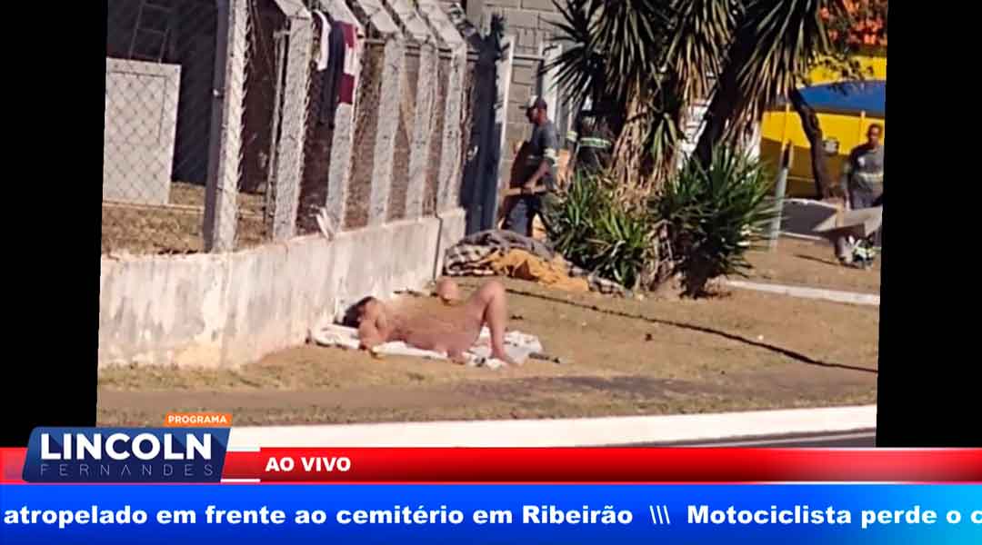 Mulher É Flagrada Tomando Banho De Sol Completamente Nua Em Rotatória De Franca