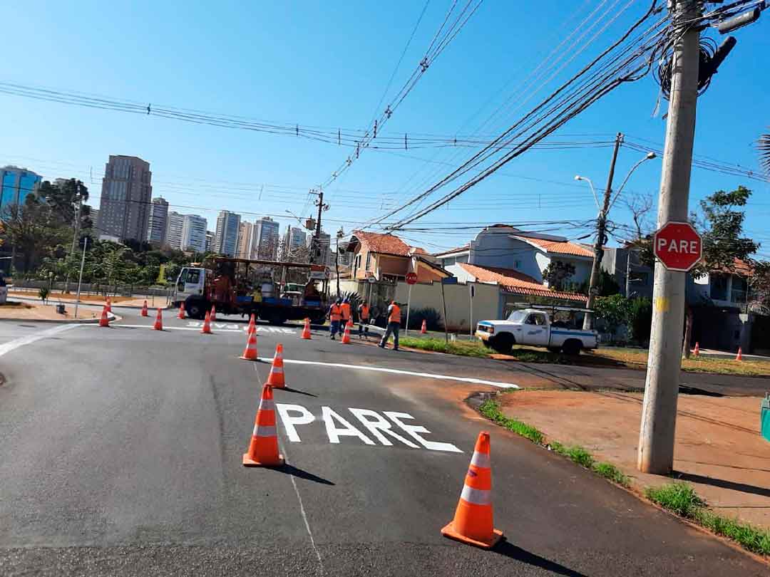 Vias Das Regiões Norte E Sul Recebem Melhorias Na Sinalização