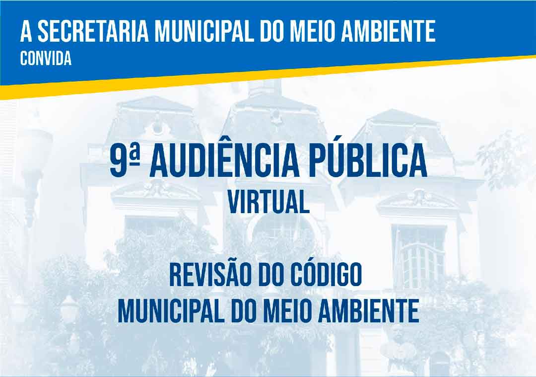 Código Do Meio Ambiente Será Discutido Em Audiência Pública Na Próxima Semana