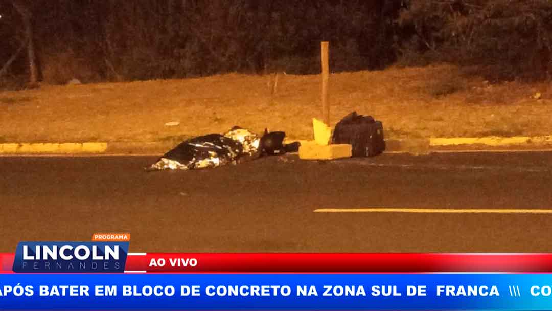 Entregador Morreu Após Bater Em Bloco De Concreto Na Zona Sul  De Franca