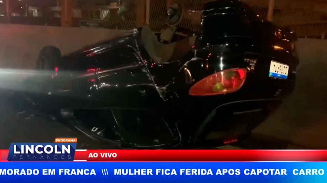 Mulher Fica Ferida Apos Capotar  Carro Na Avenida Bandeirantes Em Ribeirão Preto