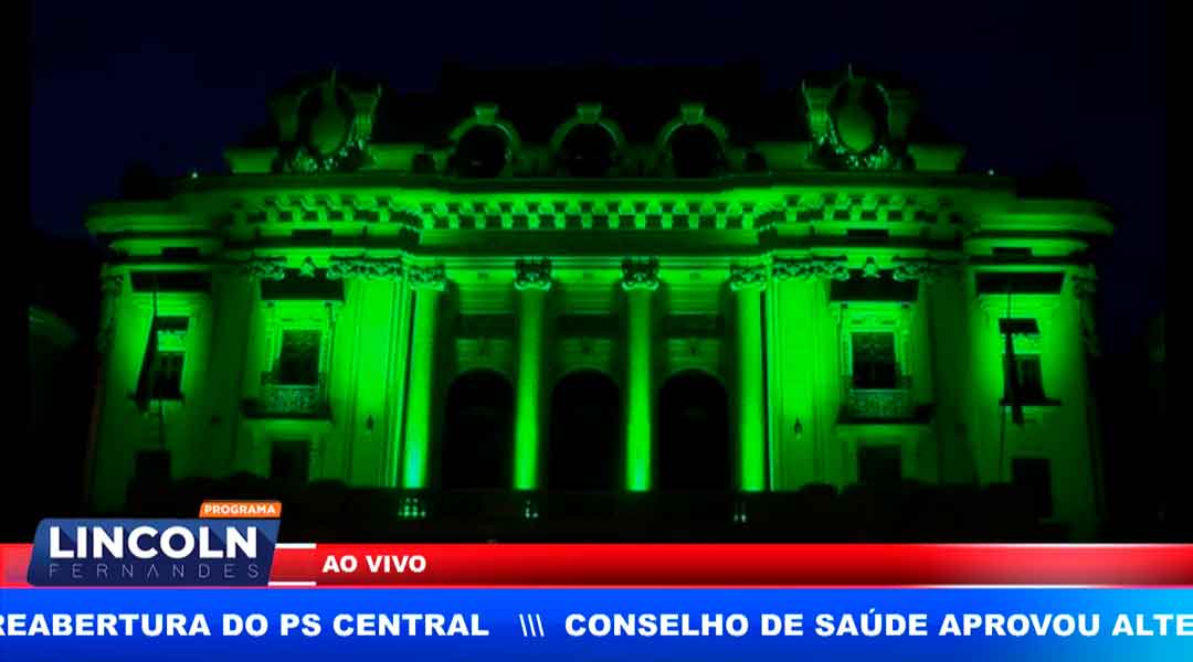 Setembro Verde, Theatro Pedro Ii Recebe Iluminação Especial No Mês Da Pessoa Com Deficiência