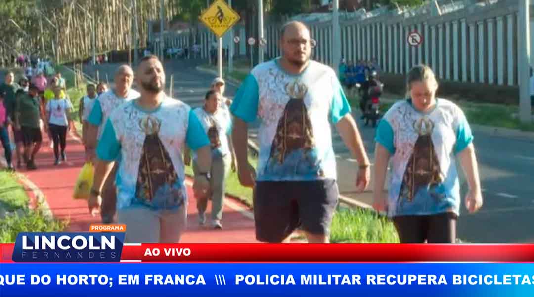 Mesmo Com Romaria Cancelada, Fiéis Caminham Em Direção A Distrito De Bonfim Paulista Em Ribeirão Pre
