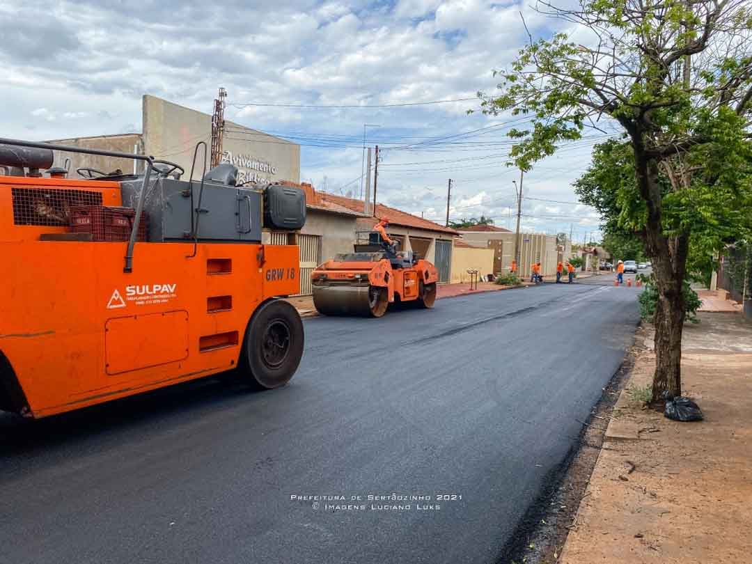 Iniciado Recapeamento Asfáltico No Jardim Iracema Em Sertãozinho