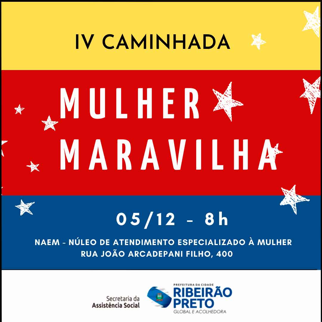 Iv Caminhada Mulher Maravilha Acontece No Próximo Domingo