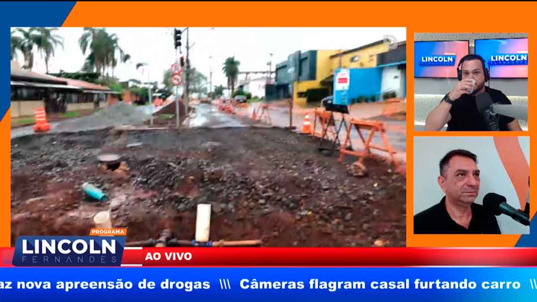 Obras Na Independência Deixam Canos Expostos