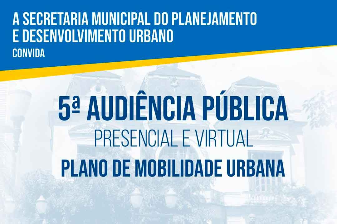 Plano De Mobilidade Urbana Tem Audiência Pública Marcada