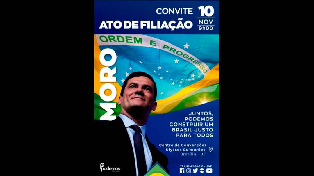 Sergio Moro Se Filia Ao Podemos E Pode Ser Candidato A Presidente Do Brasil