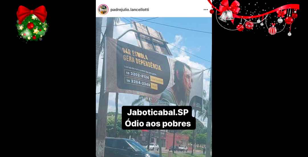 Padre Júlio Lanceloti Faz Publicação Crítica À Cidade De Jaboticabal Por Campanha Contra Esmola