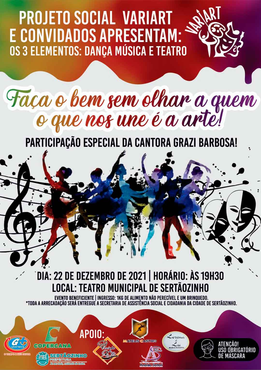 Sertãozinho Recebe Apresentação De Espetáculo Com Dança, Música E Teatro