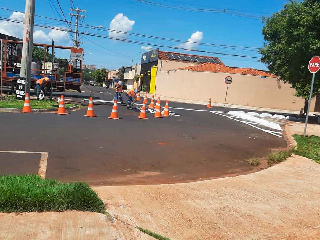 Sinalização É Renovada Em Ruas Do Parque Anhanguera