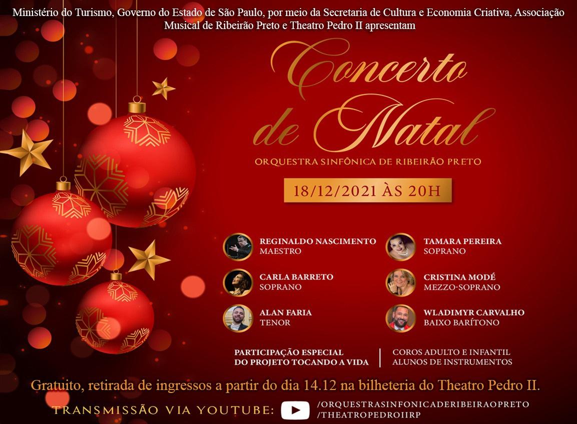 Theatro Pedro Ii Apresenta “Concerto De Natal Da Orquestra Sinfônica De Ribeirão Preto”