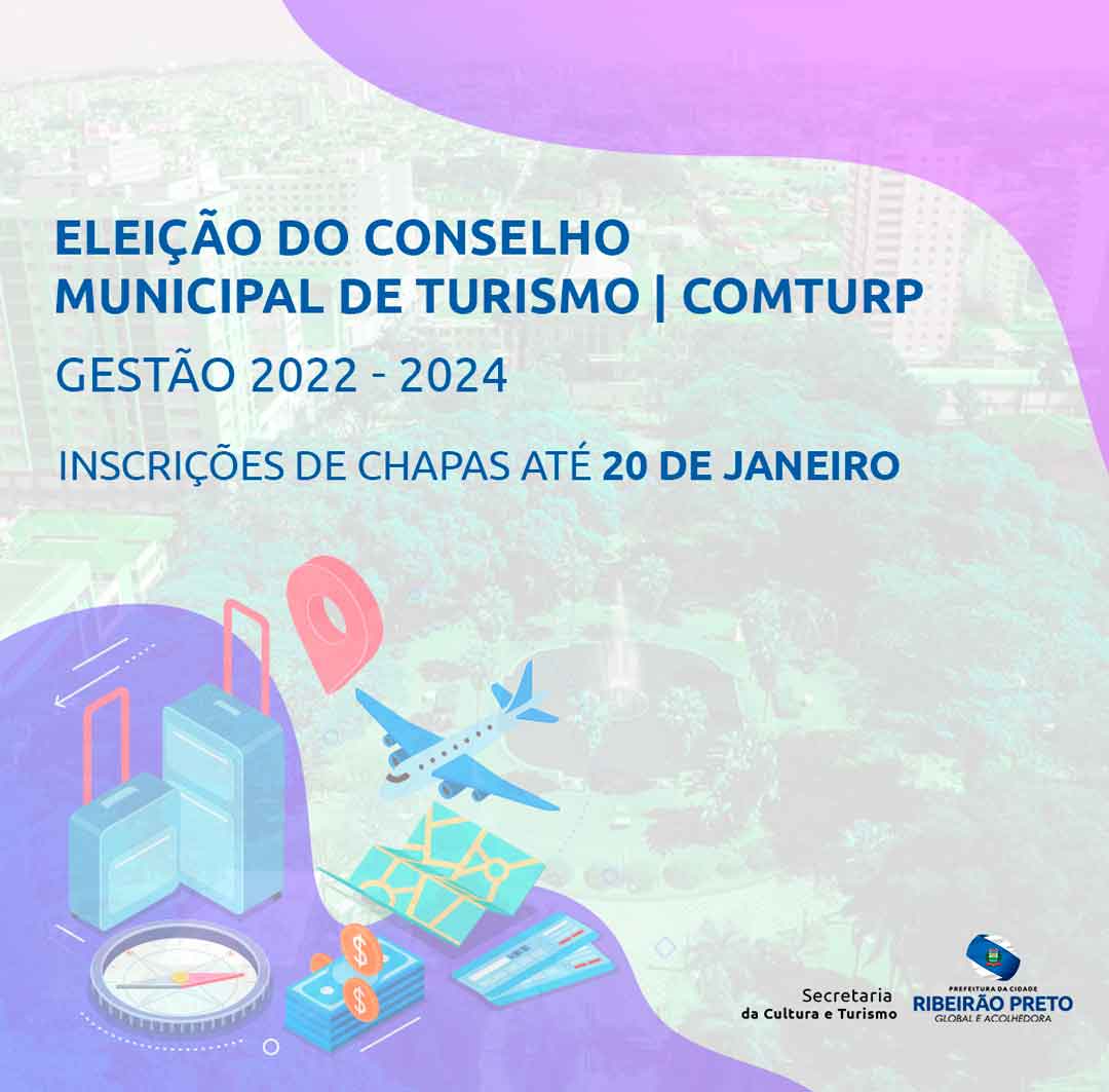 Aberto Edital De Chamamento Para Eleição Do Conselho Municipal De Turismo