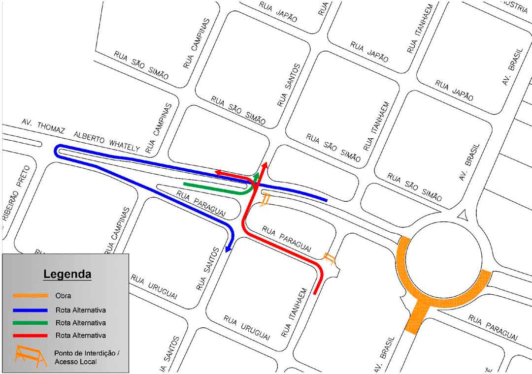 Alteração Definitiva No Trânsito Da Avenida Thomaz Alberto Whately