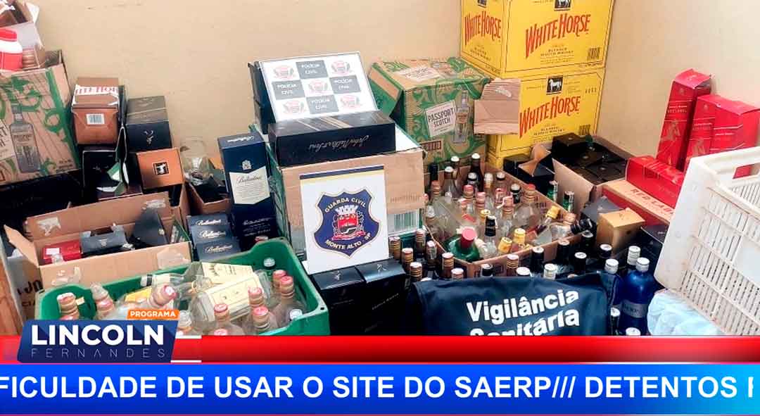 Polícia Estoura Fábrica De Bebidas Falsificadas Em Monte Alto-Sp