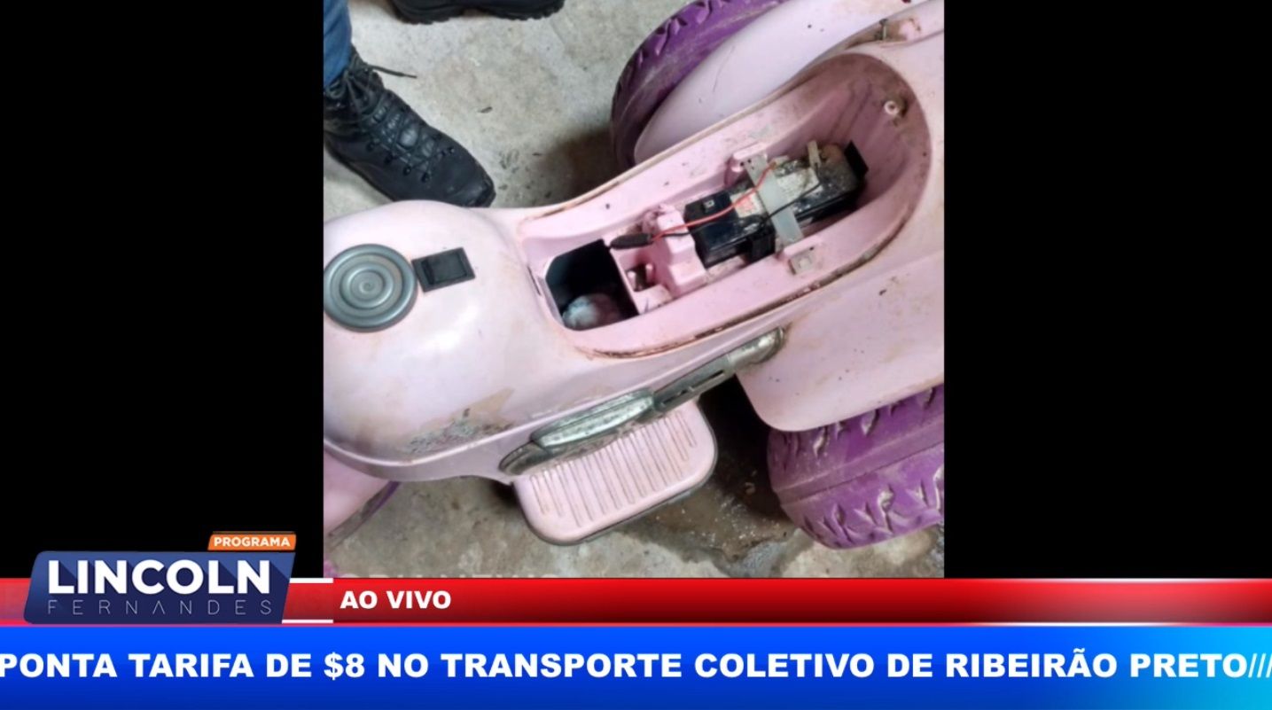 Traficantes Escondem Droga Dentro De Velotrol Infantil