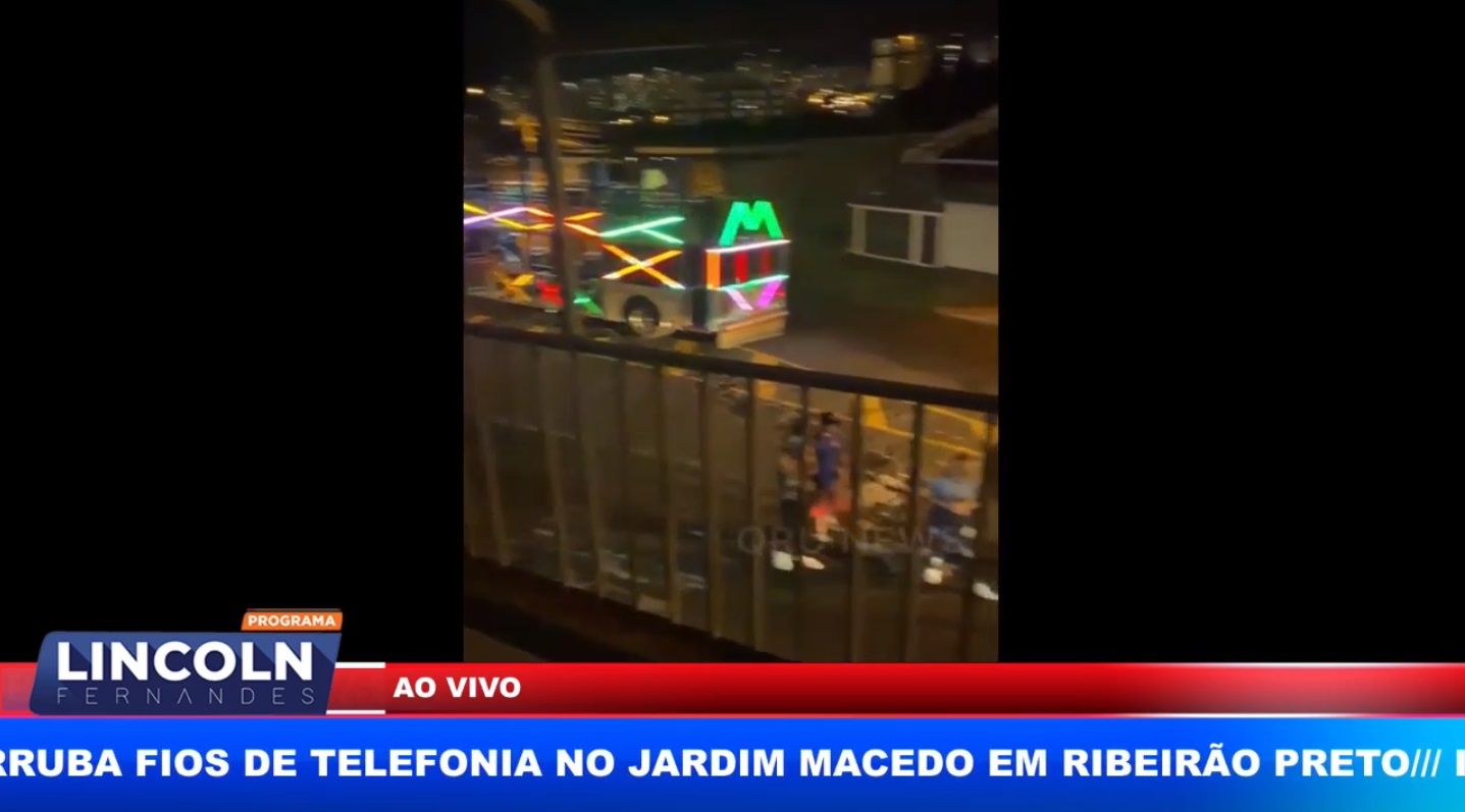 Trenzinho Derruba Fios De Telefonia No Jardim Macedo Em Ribeirão Preto