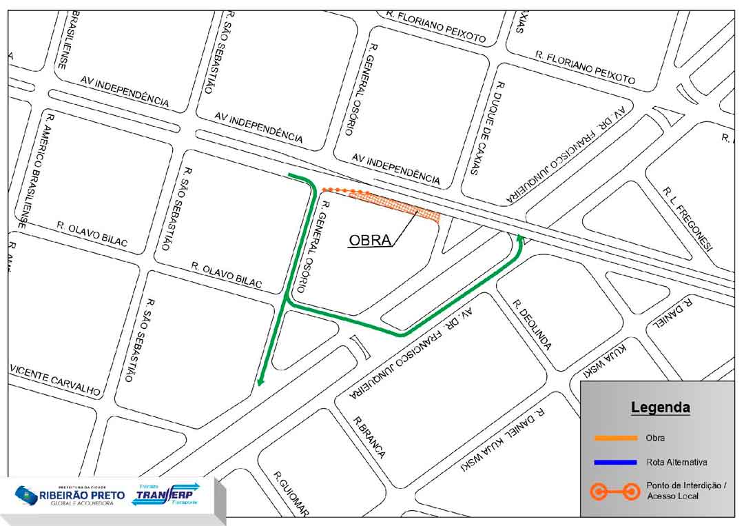 Alça Da Avenida Independência Em Direção À Francisco Junqueira Será Interditada