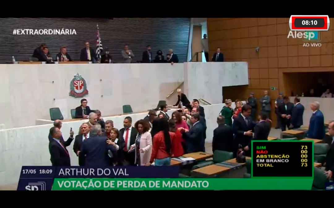 Alesp Aprova Cassação De Arthur Do Val, Que Perde Os Direitos Políticos Por Oito Anos, E É O Primeiro Mandato Cassado Em 23 Anos