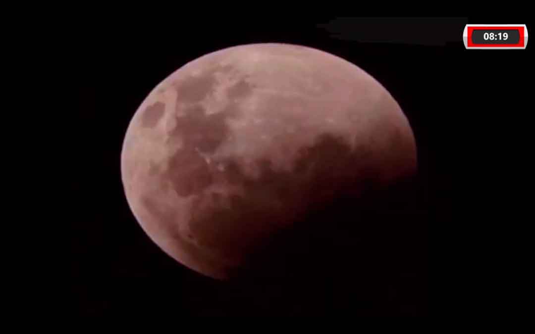 Eclipse Lunar Encantou Na Madrugada De Hoje