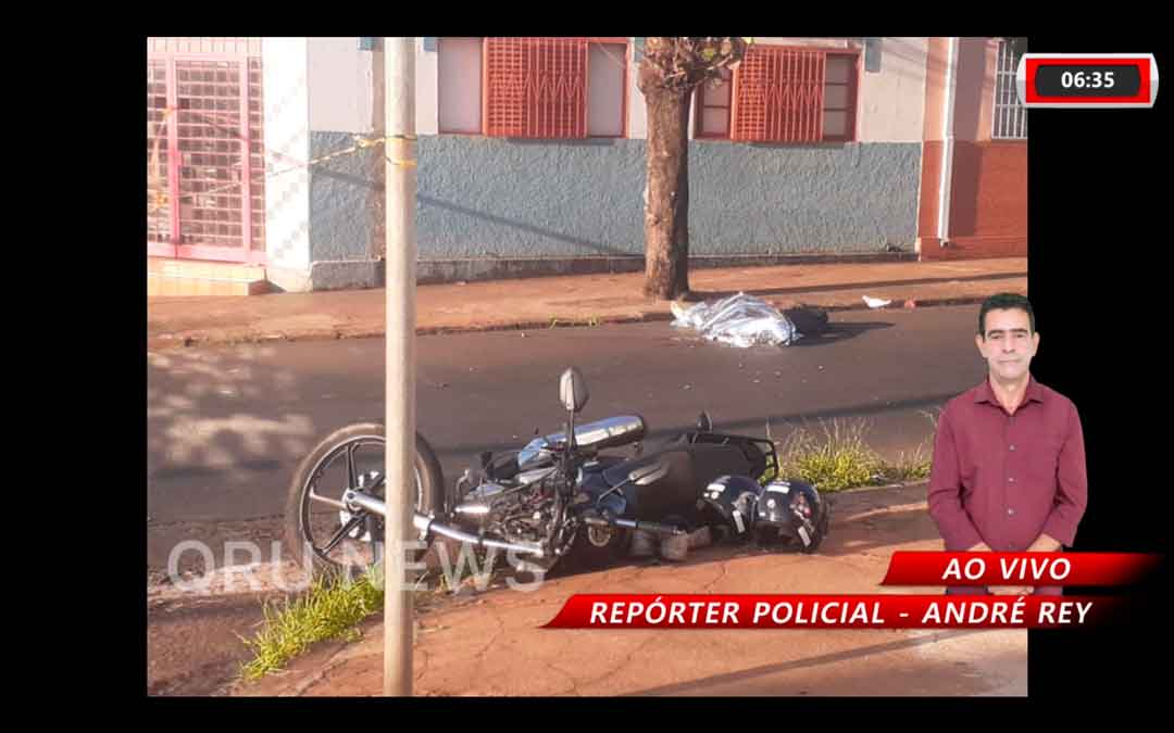 Acidente Entre Moto E Carro Deixa Uma Vítima Fatal Na Vila Tibério