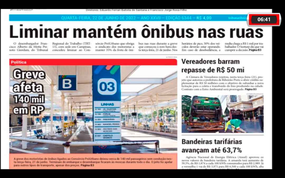 Após Decisão Judicial, Transportes Públicos Voltam A Circular Com Frota Parcial Em Ribeirão Preto