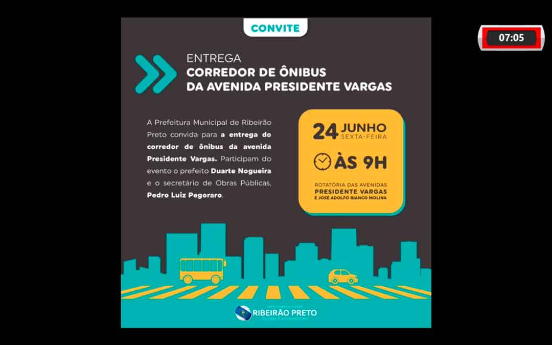 Inauguração De Corredor De Ônibus Em Meio À Uma Greve Na Cidade