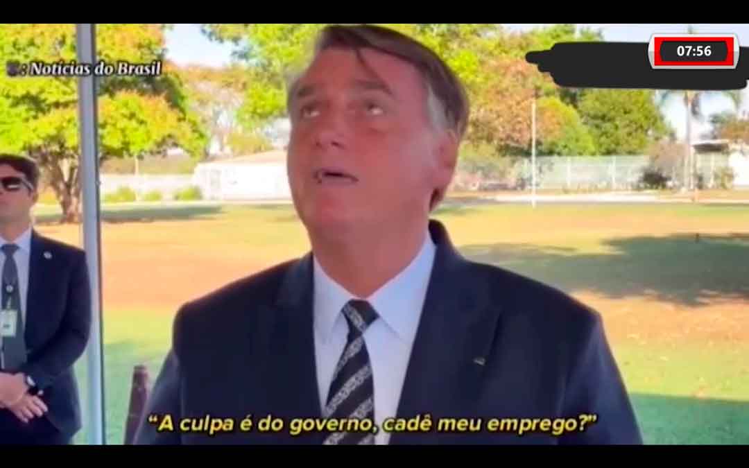 Bolsonaro Ironiza Que Desemprego É Culpa Do Governo E Diz Você Tem Que Correr Atrás