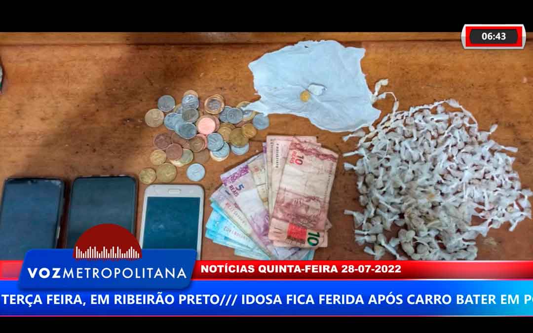 Cinco Pessoas São Presas No Centro De Ribeirão Com 249 Pedras De Crack