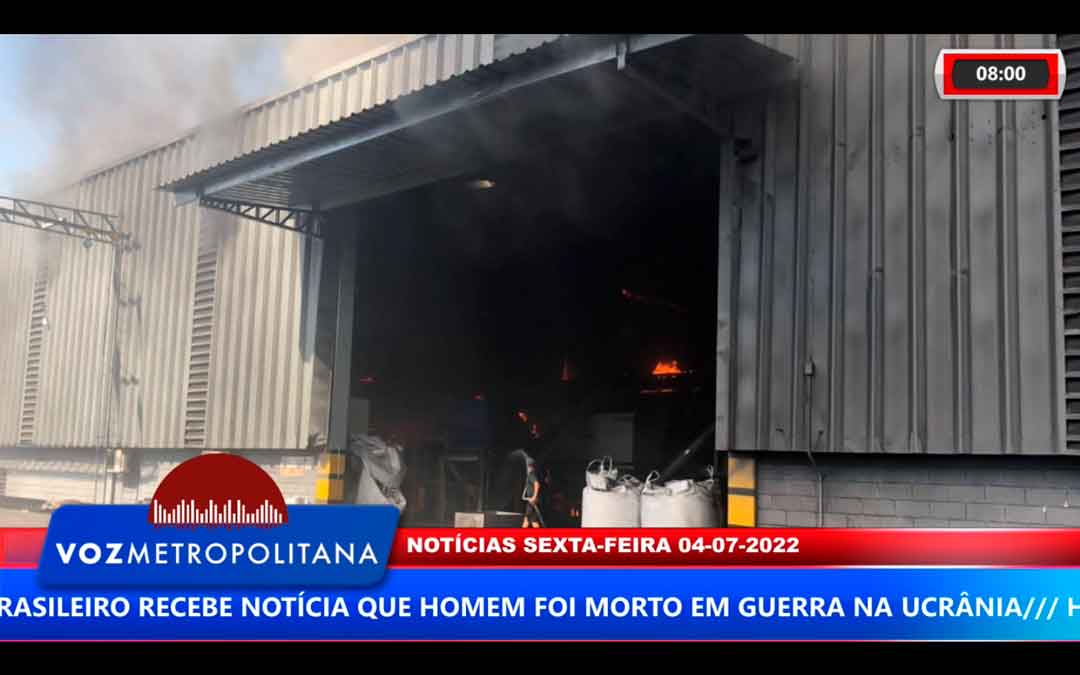 Incêndio Atinge Empresa De Reciclagem Em Cravinhos