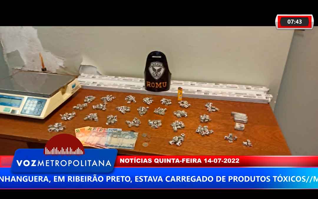 Romu De Sertãozinho Apreende Menor Com Posse De Drogas