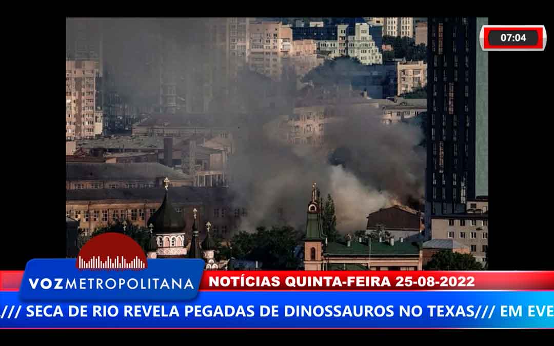 Ataque Russo Chega A Kiev Na Manhã Desta Quinta-Feira (25)